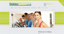 Desktop Screenshot of oakleyfitness.co.uk